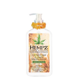 Citrine Crystal & Quartz Herbal Body Moisturizer