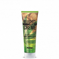 Beaches and Crème Fast Absorbing Ultra Rich Dark Tanning Gelée Hemp Seed & Carrot Oil